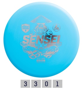 Discgolf Putter SENSEI 3/3/0/1 Light Blue